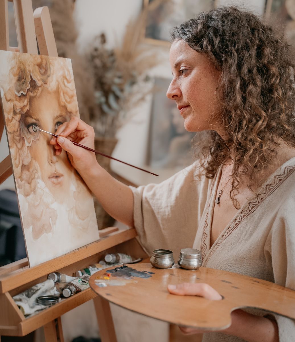 INSPIRIERT IM ATELIER MIT DEN PILZEN